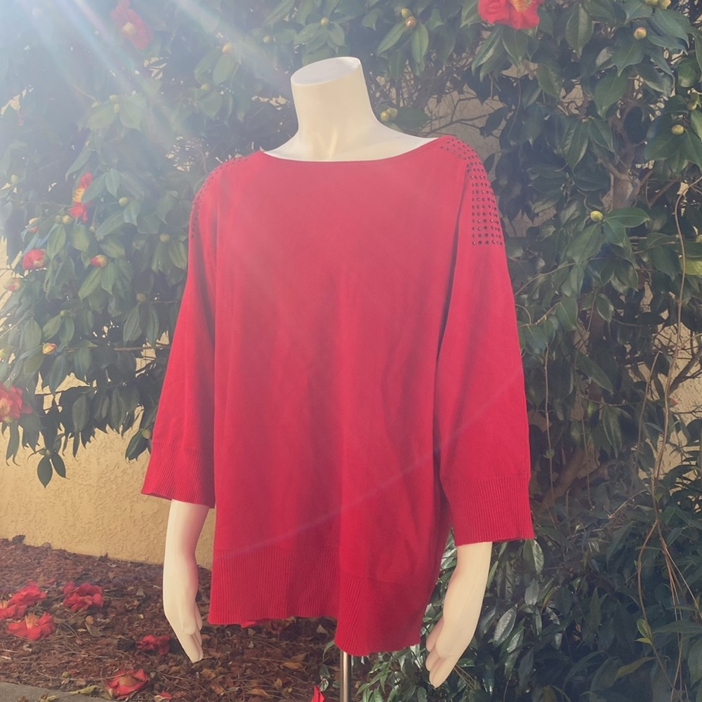 Cable and gauge half sleeve rep top